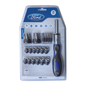 Set surubelnita port biti 29 piese, Ford Tools FHT-C-0051