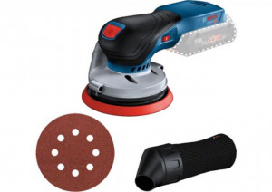 Slefuitor excentric Li-Ion, 125mm, 18V, fara acumulator in set Bosch GEX 18V-125 (solo)