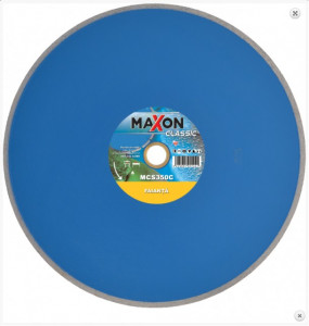 Disc diamantat de taiere continuu, 350x30-25.4x2 mm, taiere umeda, Maxon - MCS350C