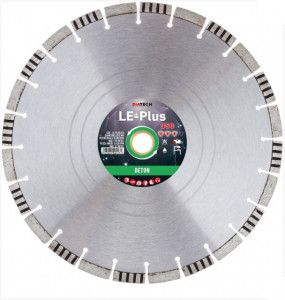 Disc diamantat de taiere segmentat, 350x30-25.4x3.3 mm, taiere umeda si uscata, Diatech - LE-Plus350