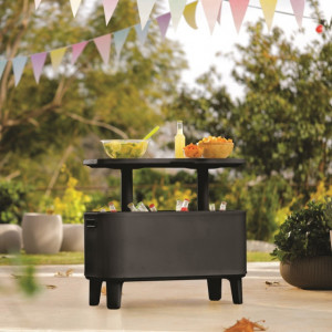 Mini bar gradina graphite Keter Breeze Cool Bar