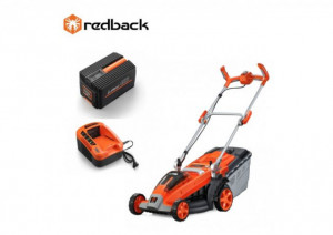 Redback Pachet E148C+EP40+EC20 Masina de tuns gazon acumulatori 40V, 470mm, 60L ,acumulator 40V/4Ah, incarcator 40V/2A