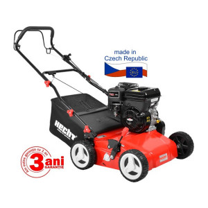Scarificator pentru gazon cu motor termic 163 cmc, sac colectare 45 l Hecht 5675
