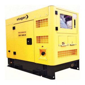 Generator insonorizat Stager YDY18S3-E, silent 1500rpm, diesel, trifazat