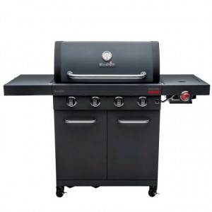 Gratar pe gaz Char-Broil Professional Power Edition 4, grile si plita din fonta, sear burner, TRU-Infrared 140985