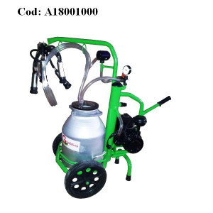 Mulgatoare Gardelina aluminiu, fara tanc vacum vopsit anti static, 1 post, 30L