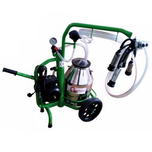 Mulgatoare vaci Gardelina 1 post bidon inox 30 litri sasi antistatic