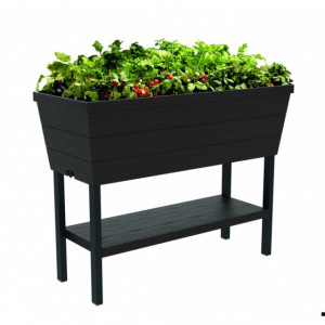 Rasadnita antracit cu etajera Keter Urban Bloomer XL