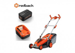 Redback Pachet E148C+EP60+EC50 Masina de tuns gazon acumulatori 40V, 470mm, 60L, acumulator 40V/6Ah, incarcator 40V/5A