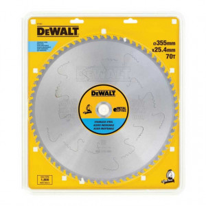 Disc DeWALT DT1921 pentru taiat metal 355x25,4mm 70Z