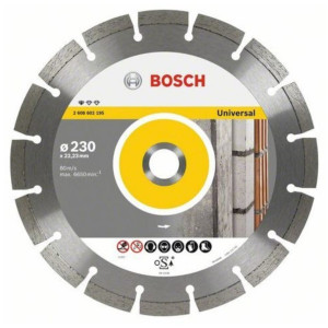 Disc diamantat taiere universala Bosch 230 mm