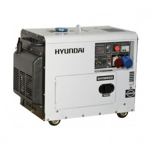 Generator de curent trifazat cu motor diesel HYUNDAI DHY8000SE-T
