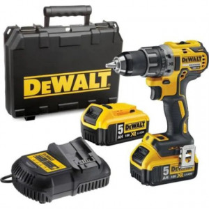 Masina de gaurit/insurubat DeWalt DCD791P2 2 x Acumulatori 18V XR 5Ah Brushless