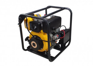 Motopompa 3"ProGARDEN PD30E diesel, apa curata, pornire electrica