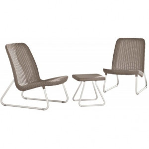 Set mobilier gradina Curver Rio Patio cappuccino