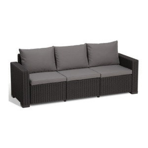 Canapea cu 3 locuri graphite Keter California