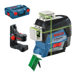 Nivela laser cu Bluetooth + Suport + L-Boxx, Bosch GLL 3-80 CG + BM 1 (solo)