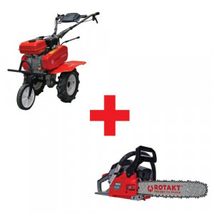Pachet Fermier - Motocultor ROTAKT RO75RS + Motofierastrau ROTAKT MTF5520S