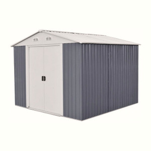 Magazie pentru lemne si unelte cadru metalic rezistent 259 x 257 Hecht 8x8 PLUS