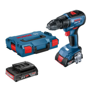 Masina de gaurit si insurubat cu acumulator + 2 x Acumulatori + Incarcator + L-Boxx, Bosch GSR 18V-50
