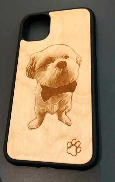 Carcasă Iphone 11 - Lemn BAMBUS