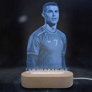 Veioza Albastra LED Design Ronaldo