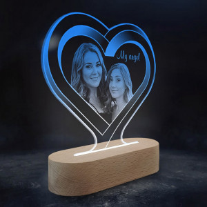 Veioza My Angel Albastru LED Personalizata