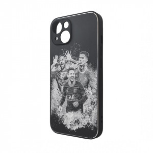 Husa iPhone 14, Carcasa Design Ronaldo Messi Neymar