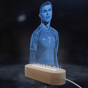 Veioza Albastra LED Design Ronaldo