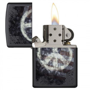 BRICHETA ZIPPO PEACE ON FLAG PERSONALIZATA