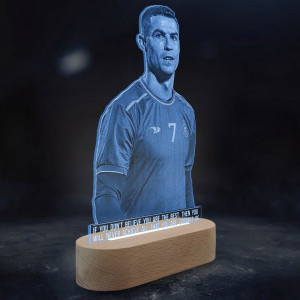 Veioza Albastra LED Design Ronaldo