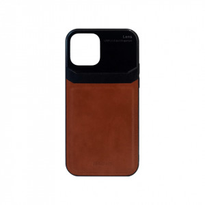 Carcasa iPhone 12 / 12 Pro Maro - Piele PU