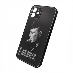 Carcasa iPhone 12 Negru Peaky Blinders