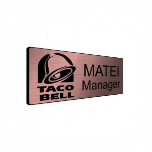 Ecuson Bronz cu Magnet Personalizat