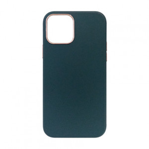 Carcasa iPhone 12 / 12 Pro Verde - Piele PU