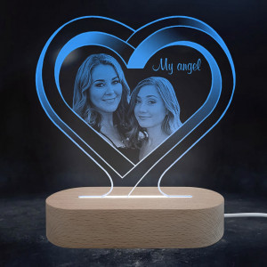 Veioza My Angel Albastru LED Personalizata