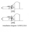 Piesa montaj usi PVC