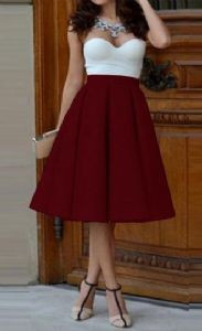 Belo roze top haljina