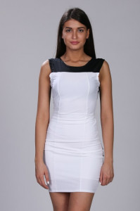 Crna bela neobicna haljina 38vel