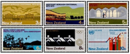 Noua Zeelandă 1973 - comemorari, serie neuzata