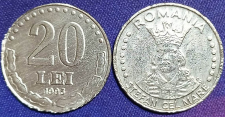 Romania 1993 - 20 lei, circulata