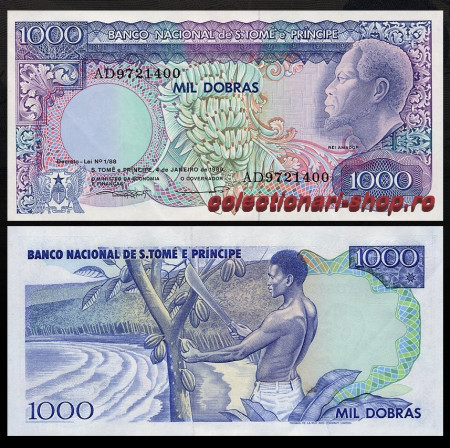 Sao Tome 1989 - 1000 dobras, necirculata