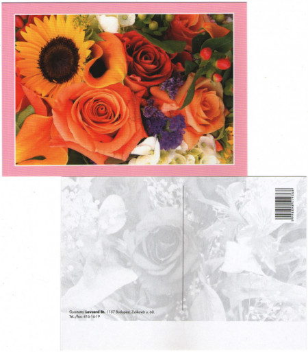 Flori, carte postala, nou 5
