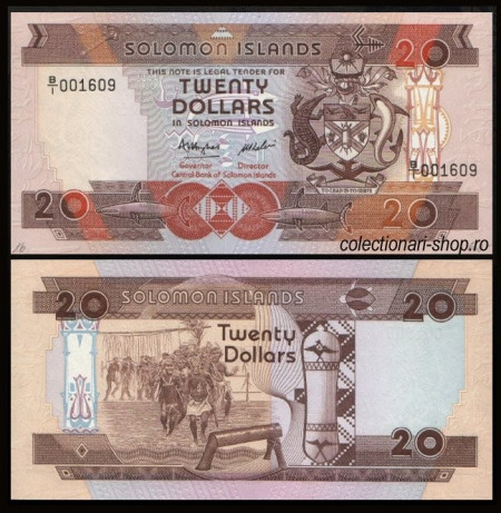Solomon Islands 1986 - 20 dollars, necirculata