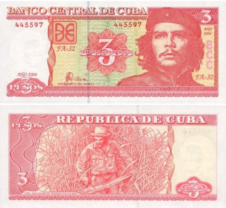 Cuba 2005 - 3 pesos, necirculata