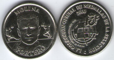 Jeton 2000 - Molina, selectionata spaniei
