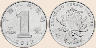 China 2012 - 1 yuan, circulata
