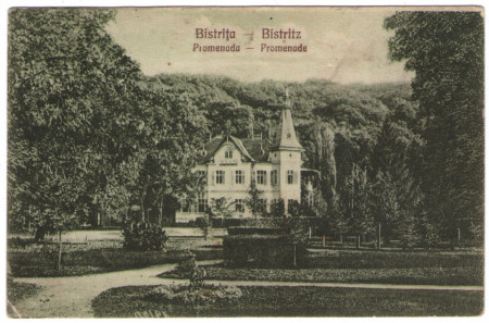 1927 - Bistrița, Promenada (jud. Bistrița-Năsăud)