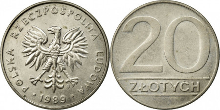 Polonia 1989 - 20 zloty, circulata