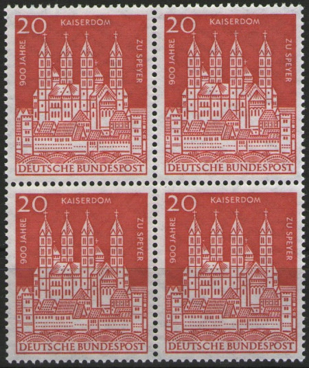 Germania 1961 - Catedrala Speyer, de 4 neuzata